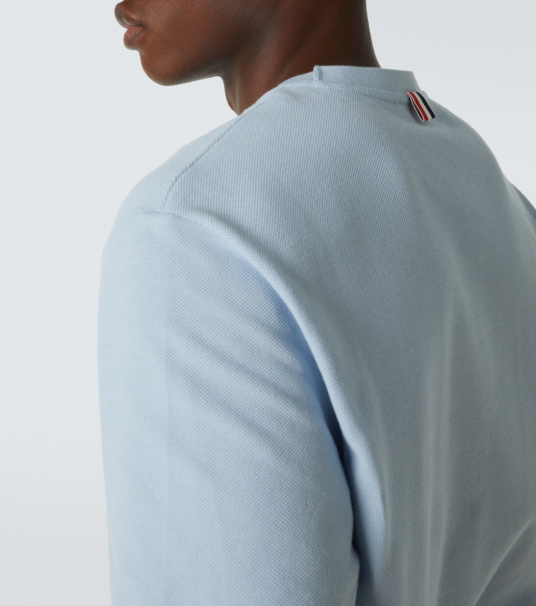 4-Bar cotton piqué polo shirt | Thom Browne