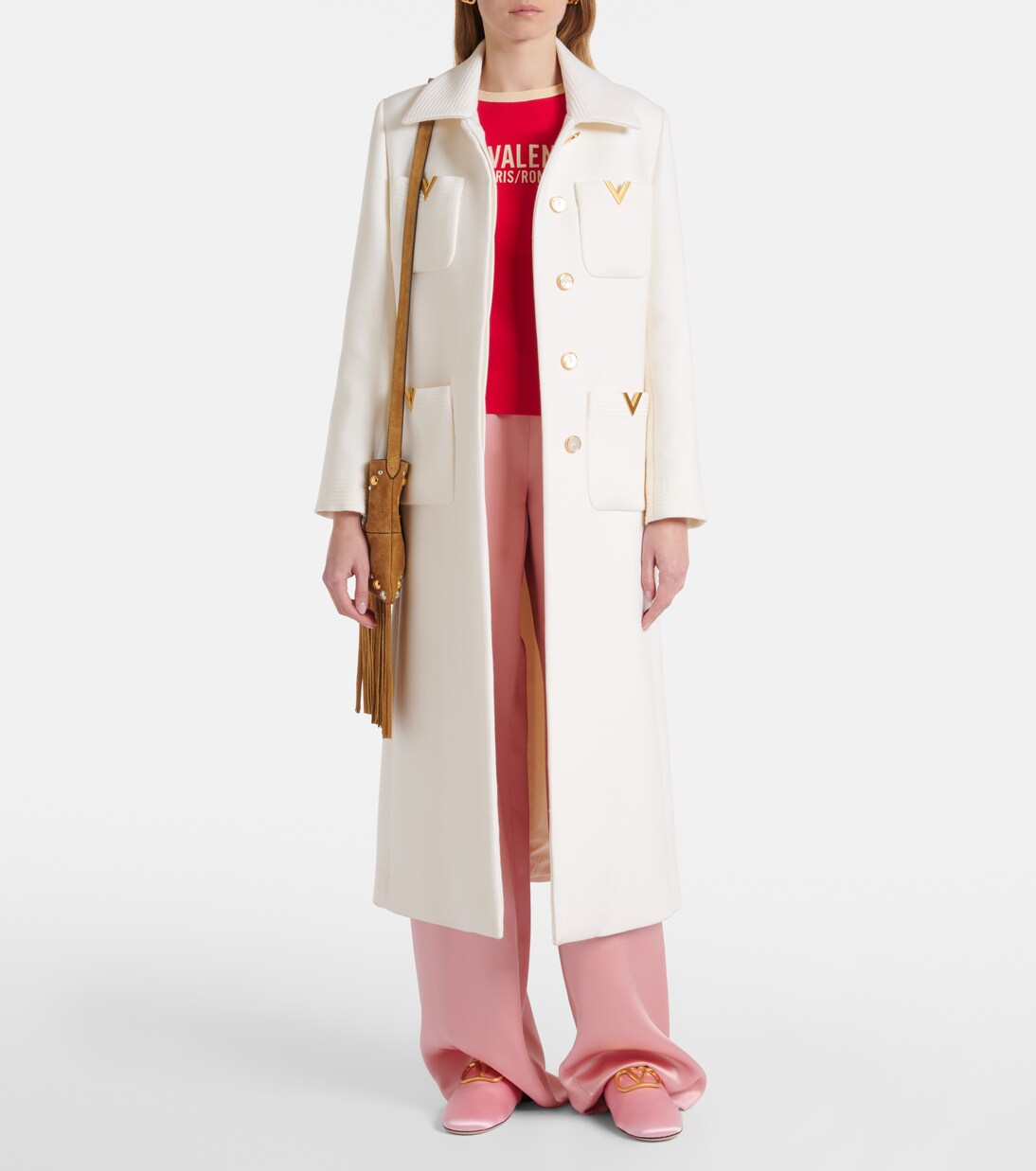 VLogo Signature satin slides | Valentino Garavani