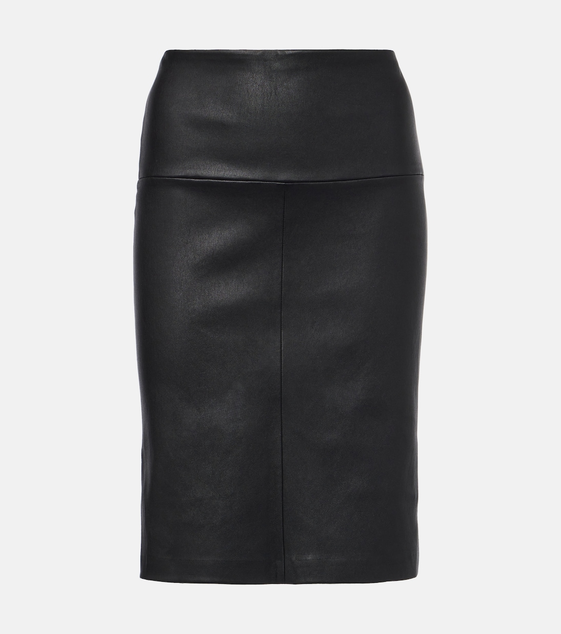 Gin leather midi skirt | Stouls