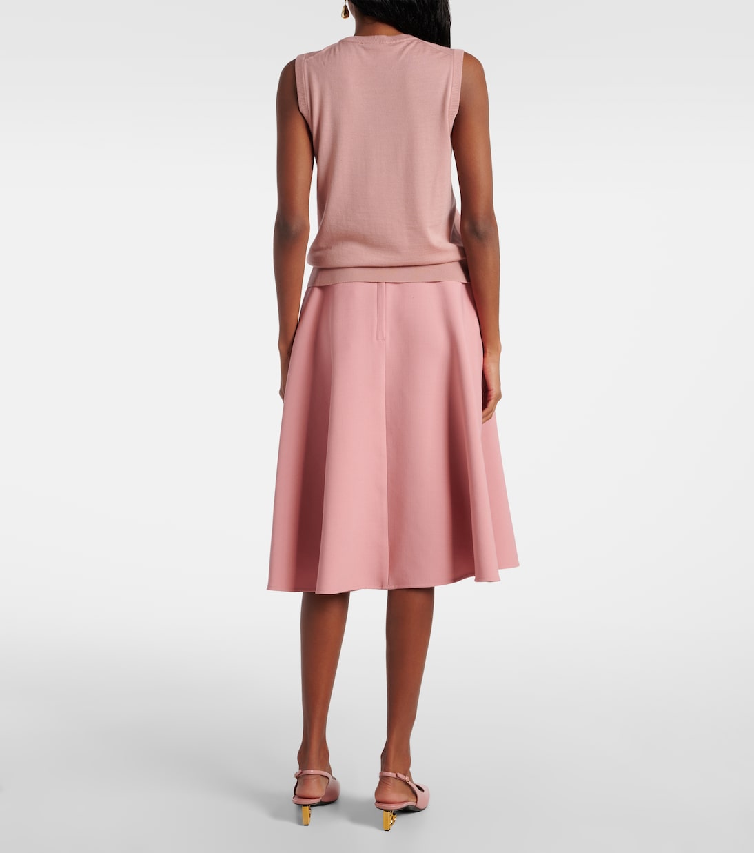 Pull sans manches en laine vierge | Dolce&Gabbana