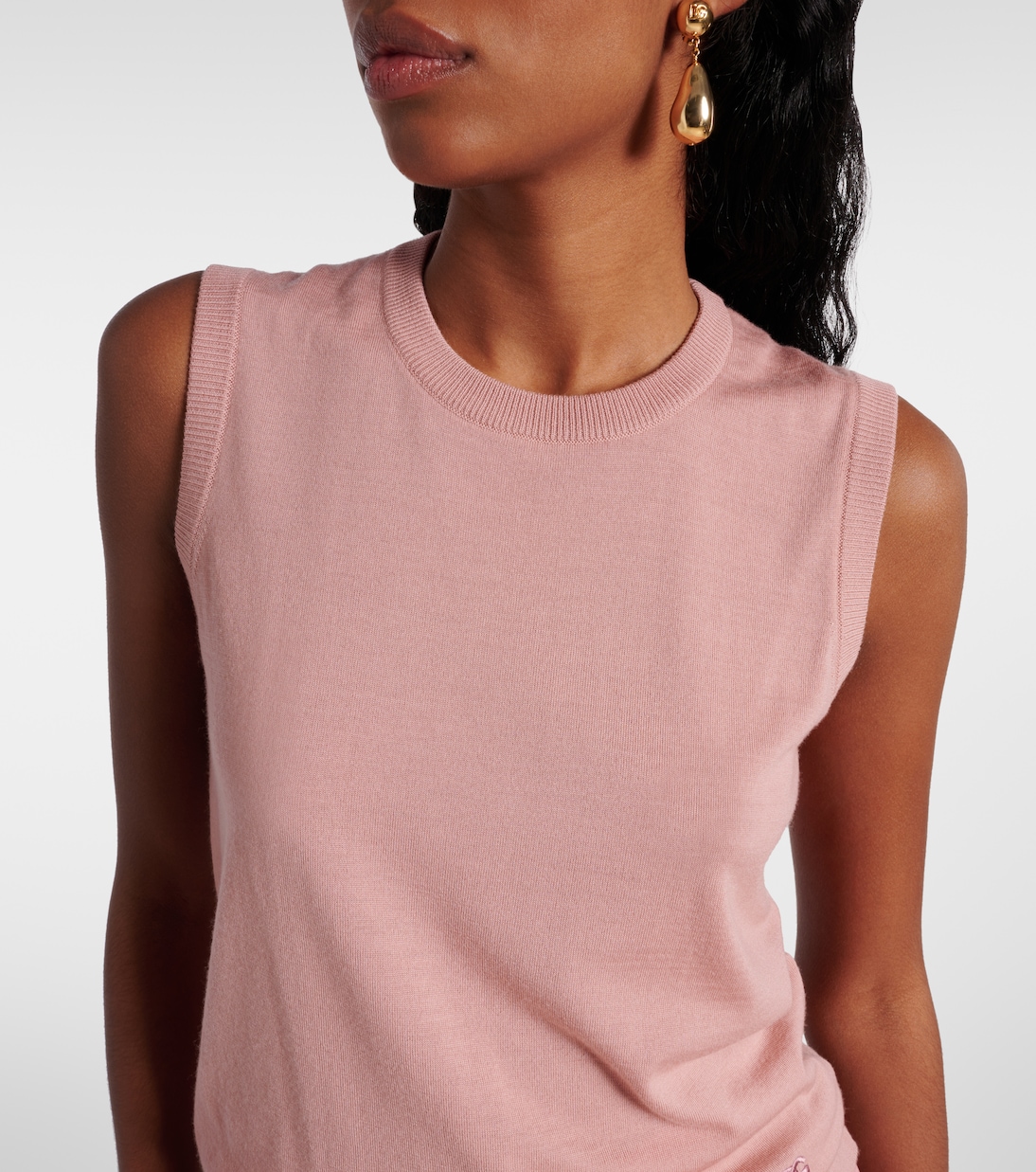 Pull sans manches en laine vierge | Dolce&Gabbana