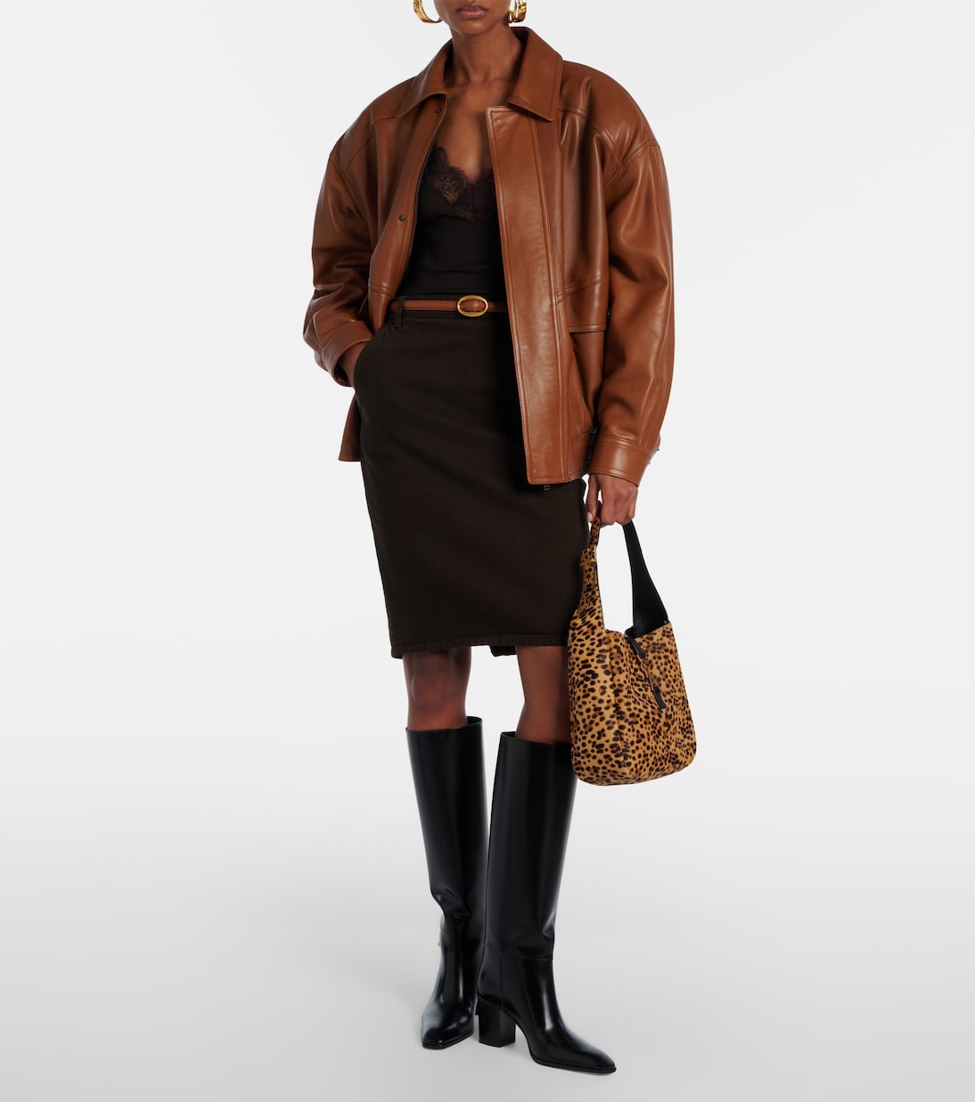 Stiefel Julia aus Leder | Saint Laurent