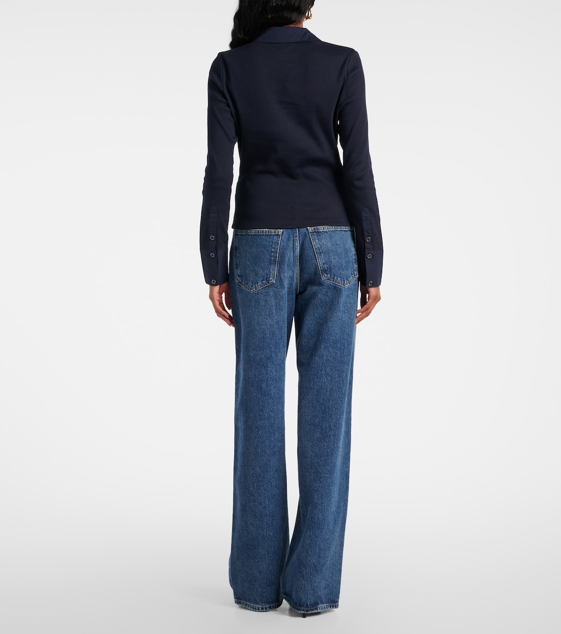 Scottie cotton-blend top | Veronica Beard