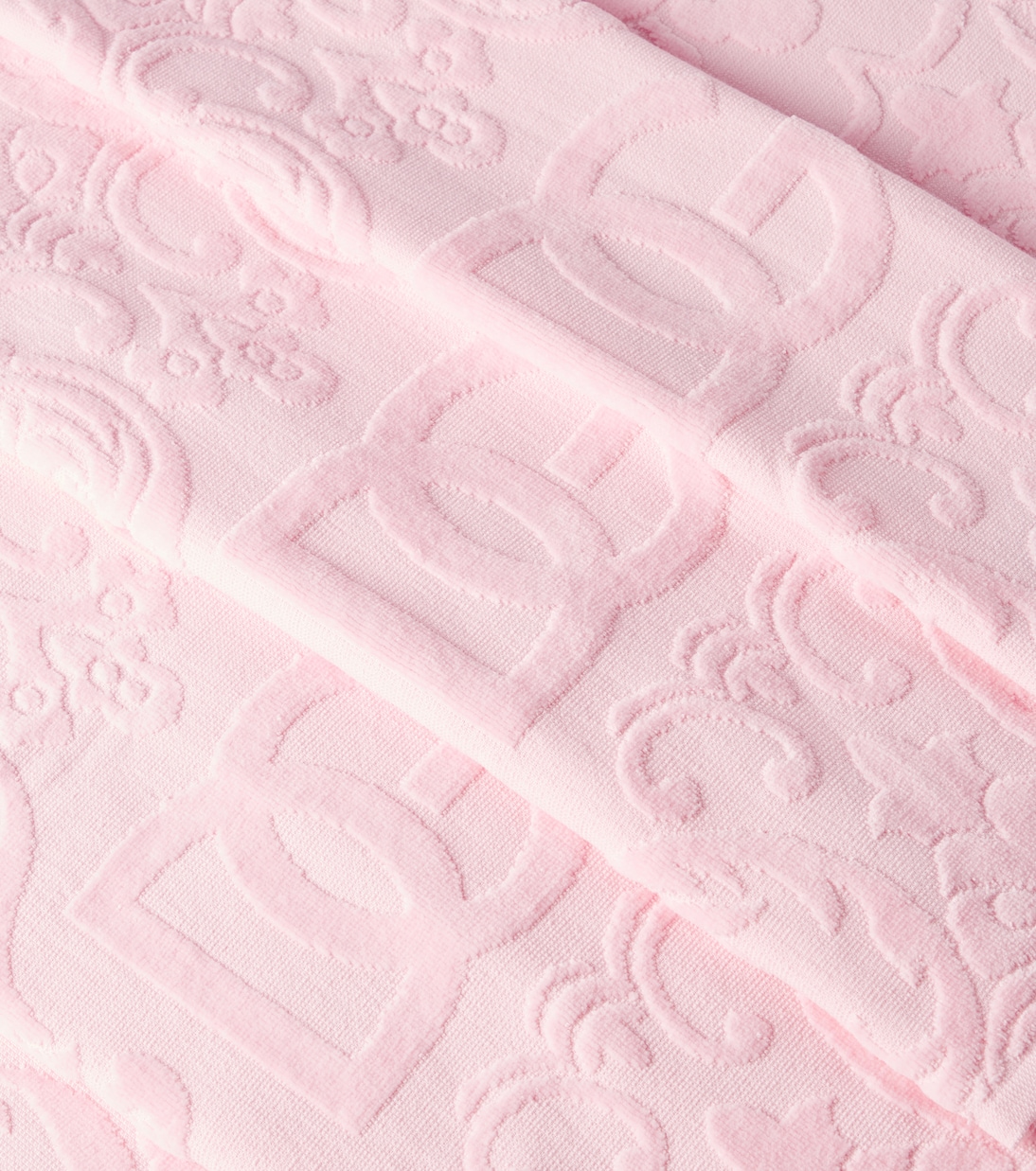 Set of 5 cotton terry jacquard towels | Dolce&Gabbana Casa