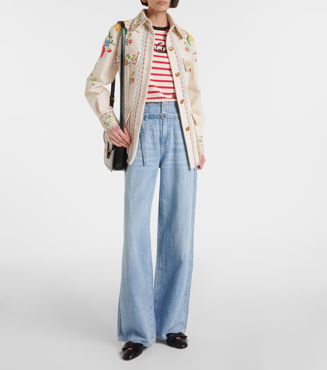 High-Rise Wide-Leg Jeans Phoenix | 7 For All Mankind