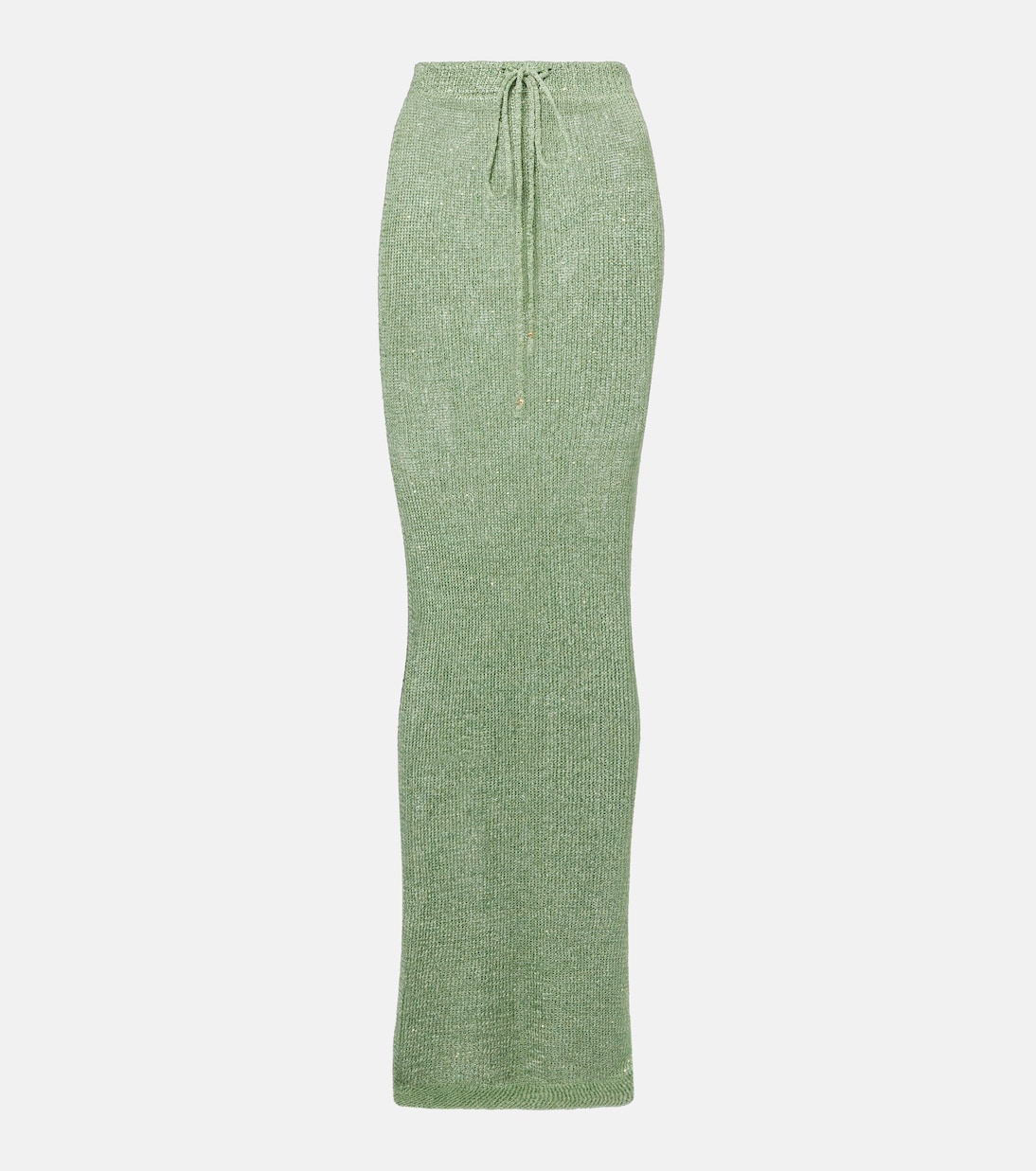 Maxirock Alma aus Strick mit Pailletten | Bananhot