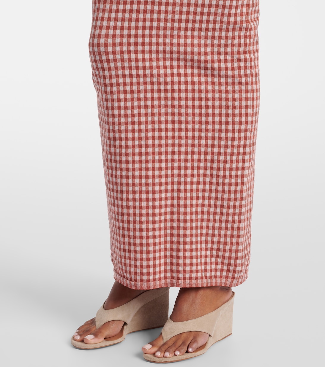 Off-Shoulder-Maxikleid | Alaïa