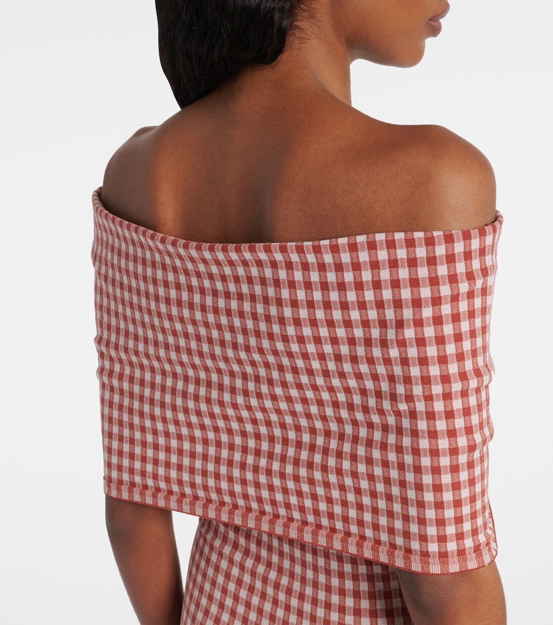 Off-Shoulder-Maxikleid | Alaïa