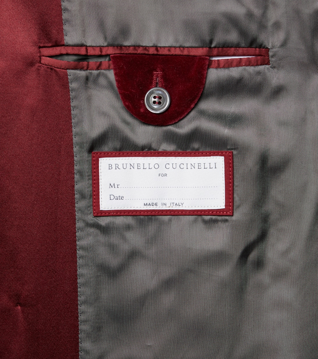Smokingjacke aus Samt | Brunello Cucinelli