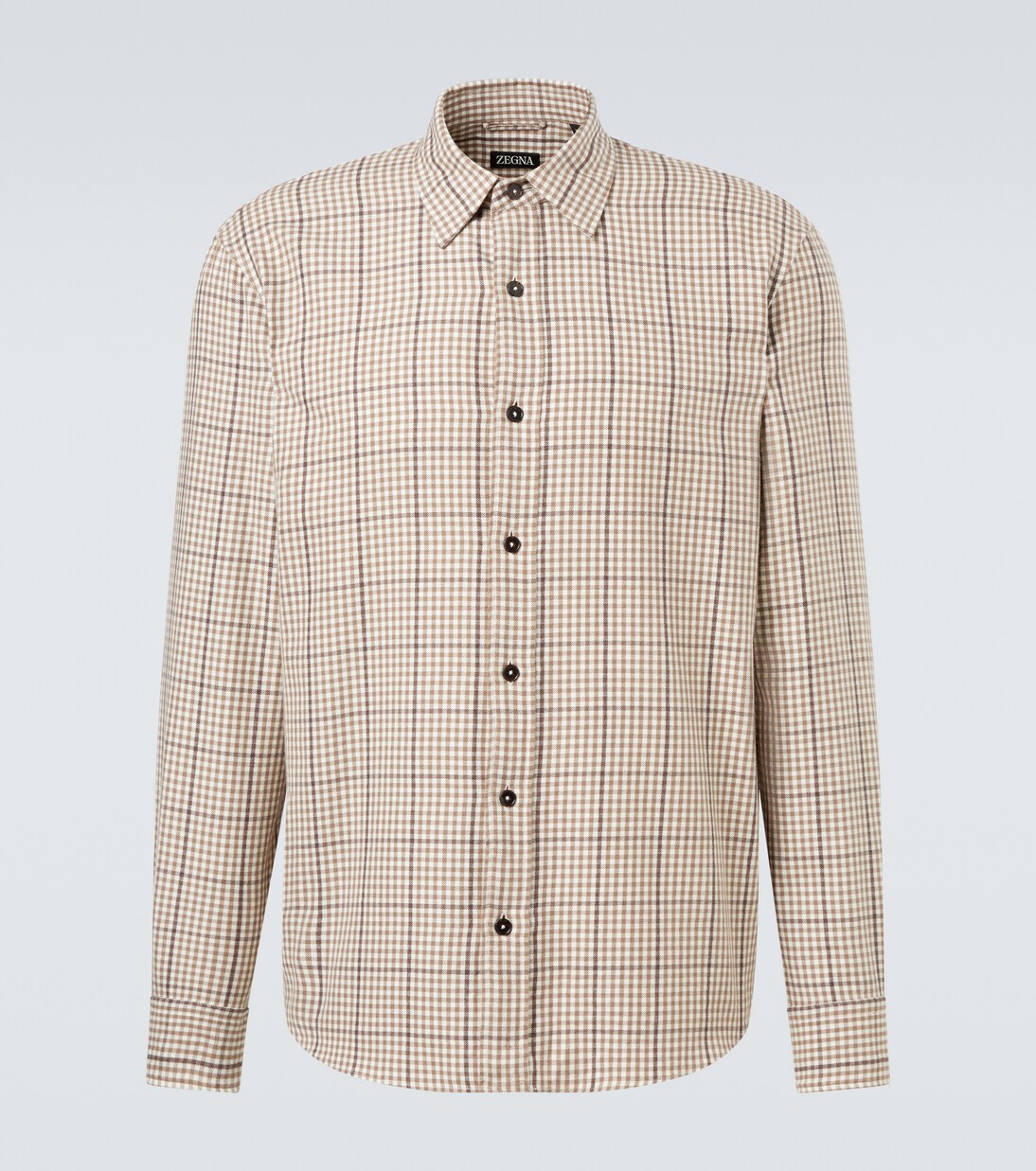 Chemise en coton à carreaux | Zegna