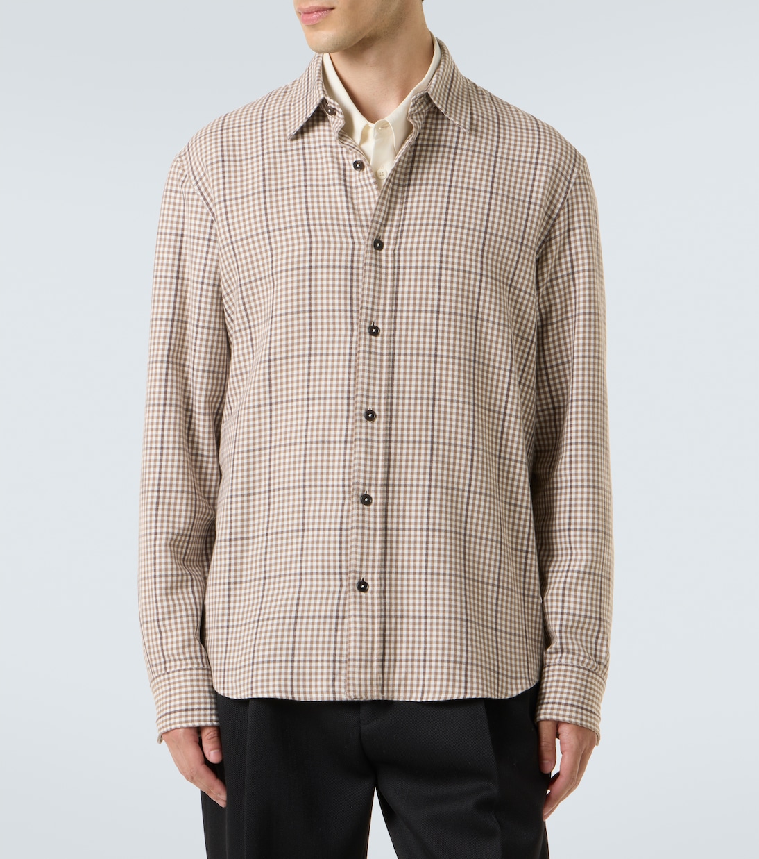 Chemise en coton à carreaux | Zegna