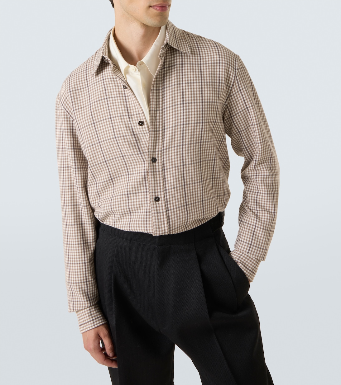 Chemise en coton à carreaux | Zegna