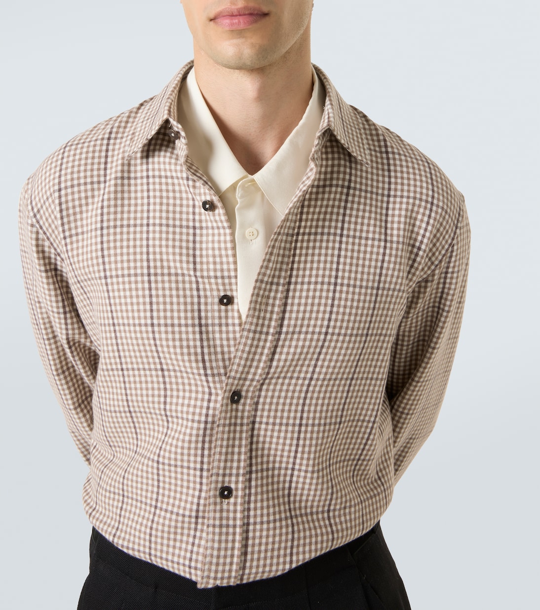 Chemise en coton à carreaux | Zegna