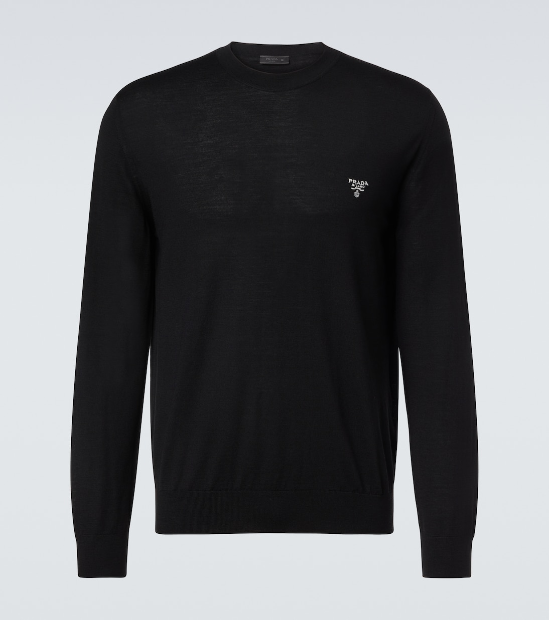 Logo virgin wool sweater | Prada