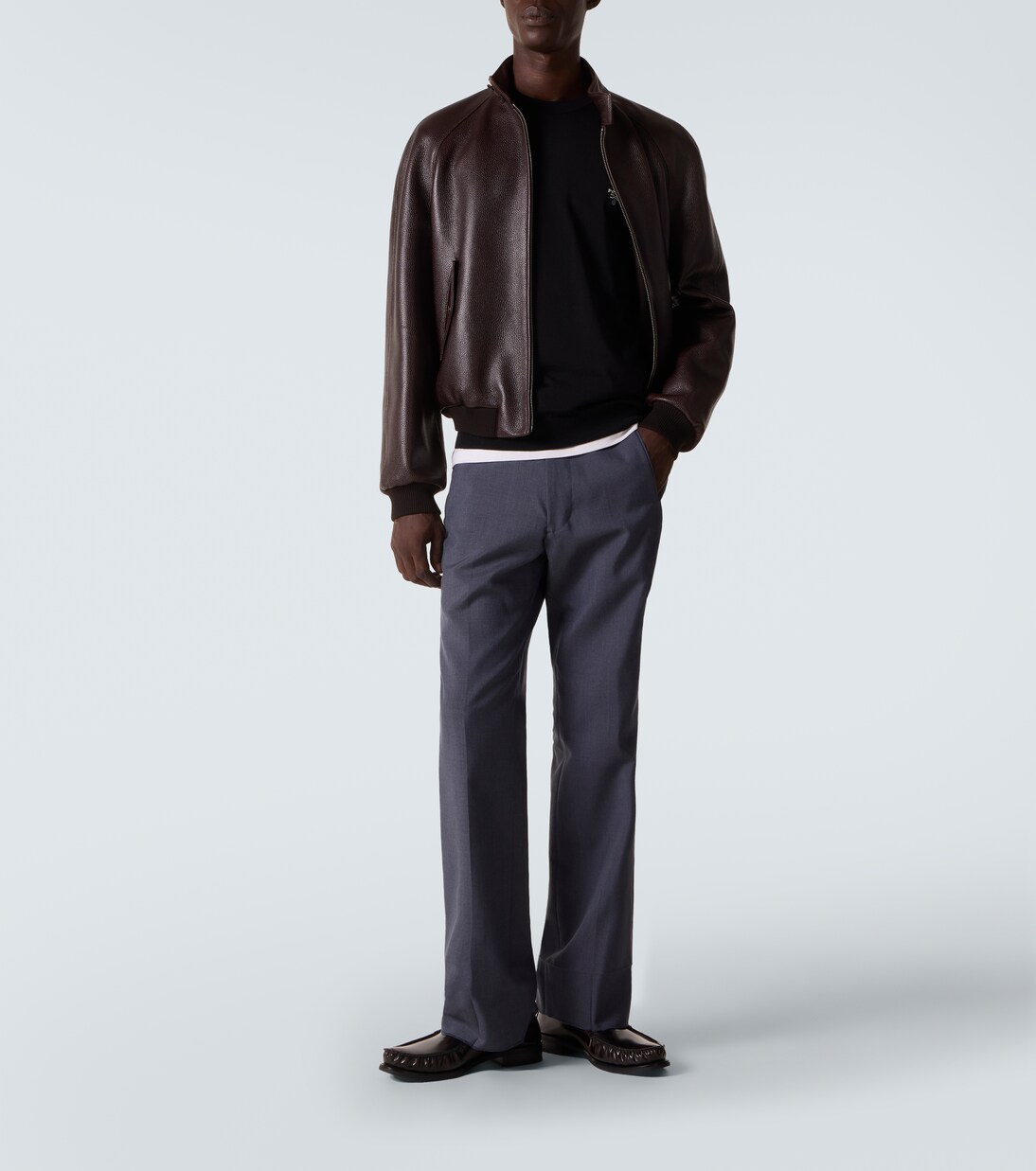 Logo virgin wool sweater | Prada