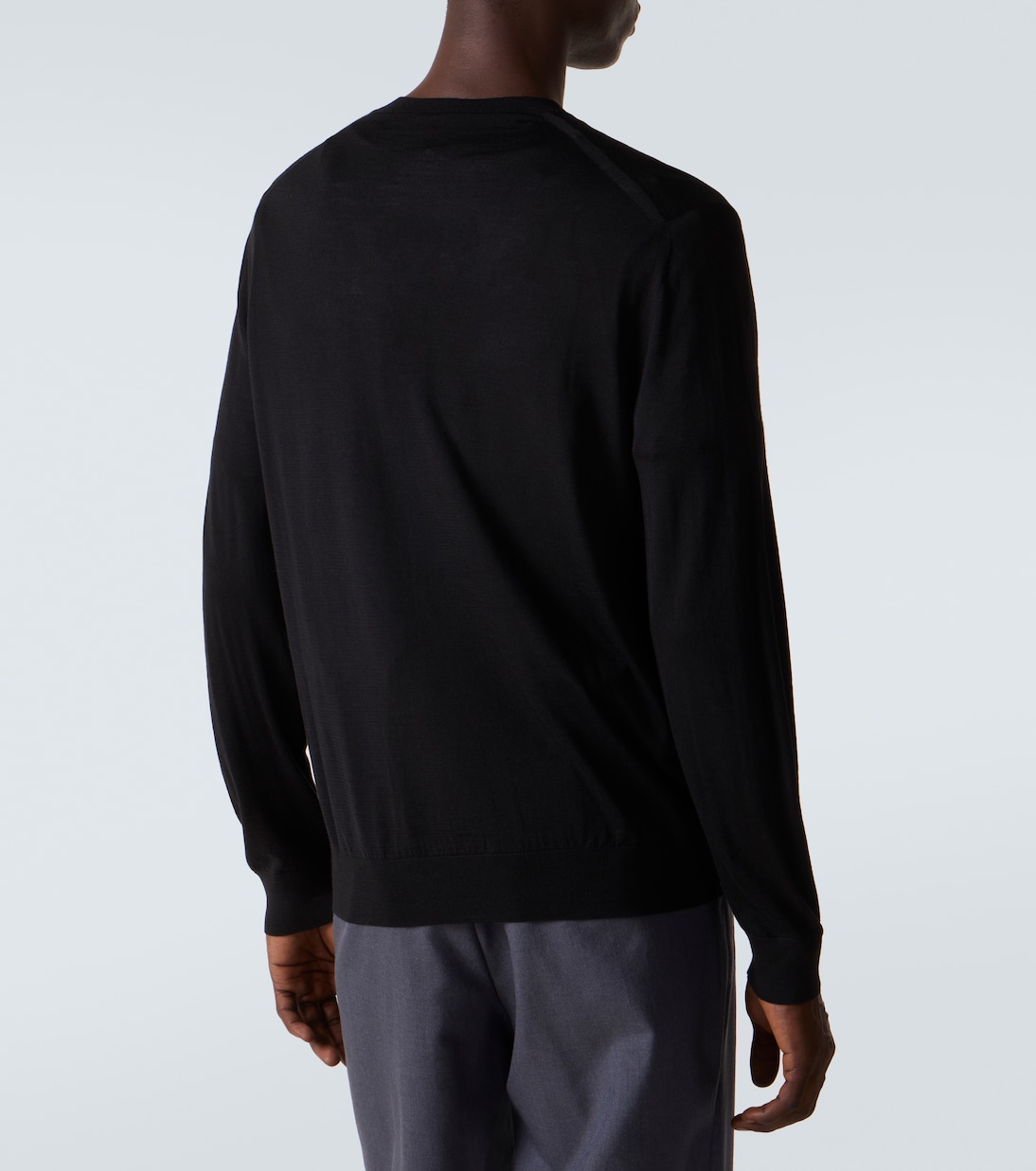 Logo virgin wool sweater | Prada