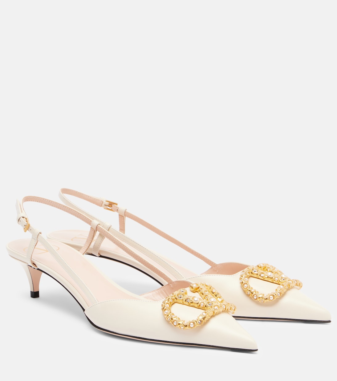 VLogo Signature 40 slingback pumps | Valentino Garavani