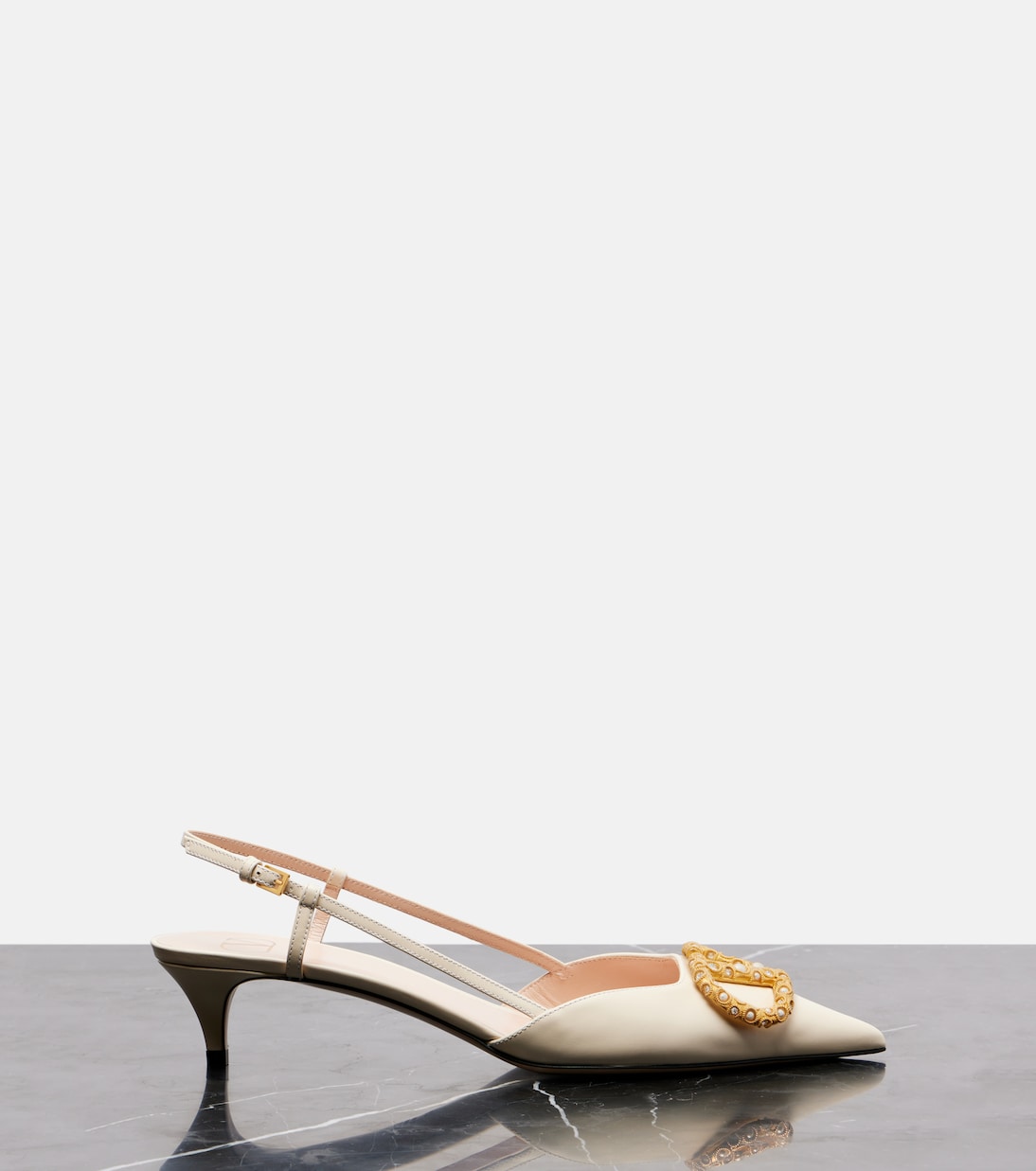 VLogo Signature 40 slingback pumps | Valentino Garavani