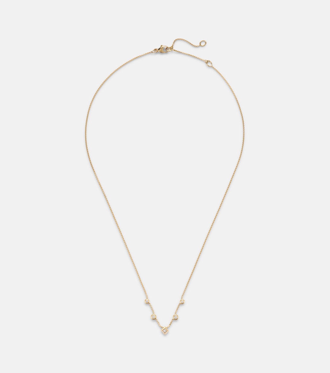 Halskette Petite Modern Renaissance® aus 18kt Gelbgold mit Diamanten | David Yurman