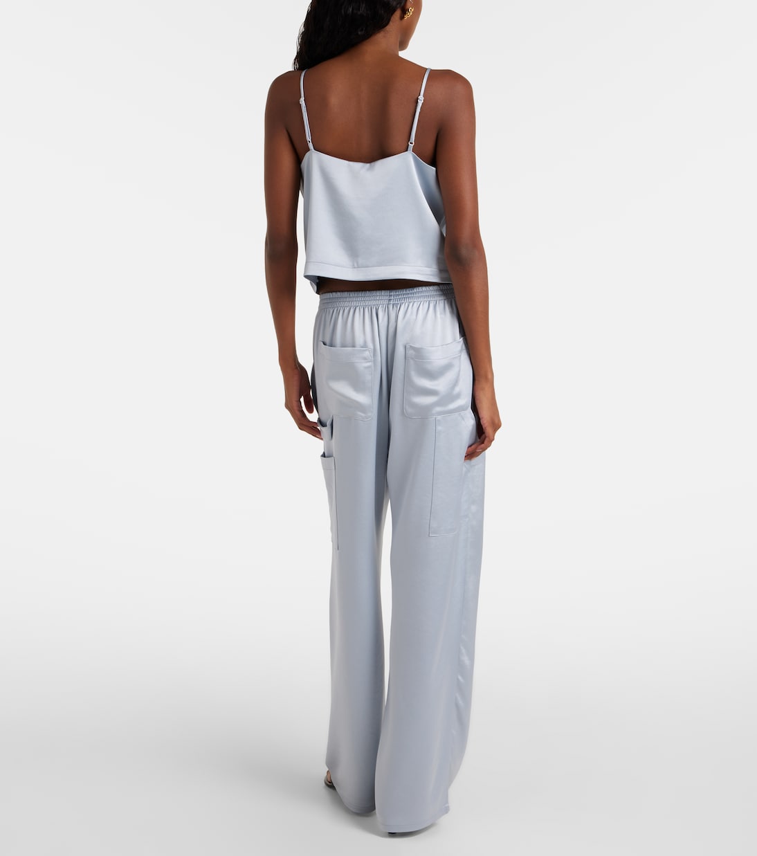 Pantalon Barb Painter en satin | Leset