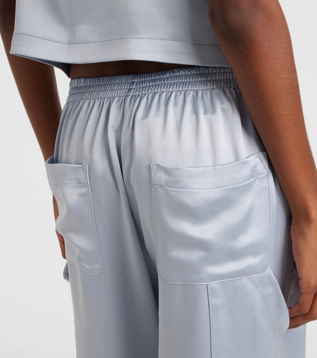 Pantalon Barb Painter en satin | Leset