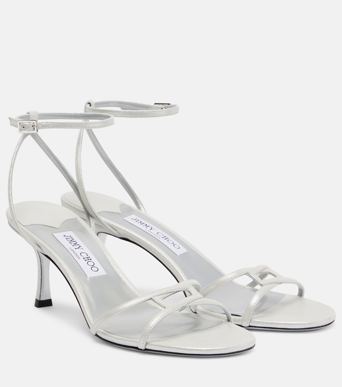 Leo 65 leather sandals | Jimmy Choo
