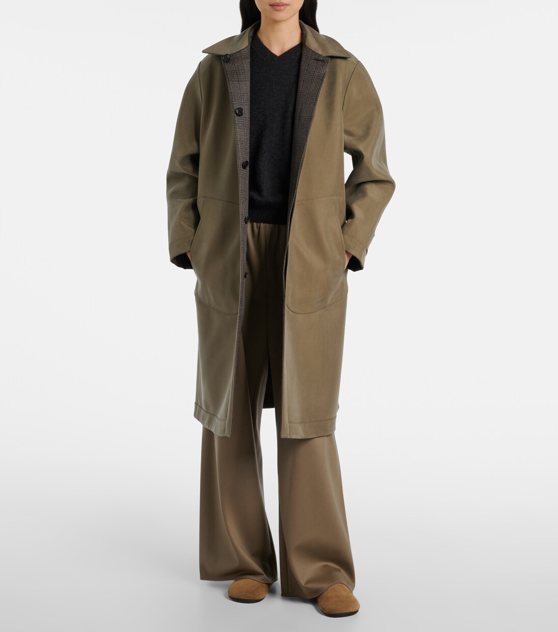 Wendbarer Mantel Palomar aus Wolle und Seide | The Row