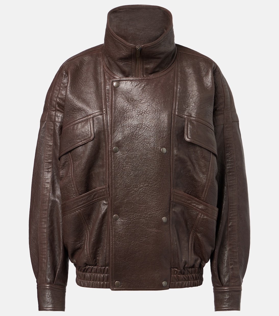 Leather bomber jacket | Saint Laurent