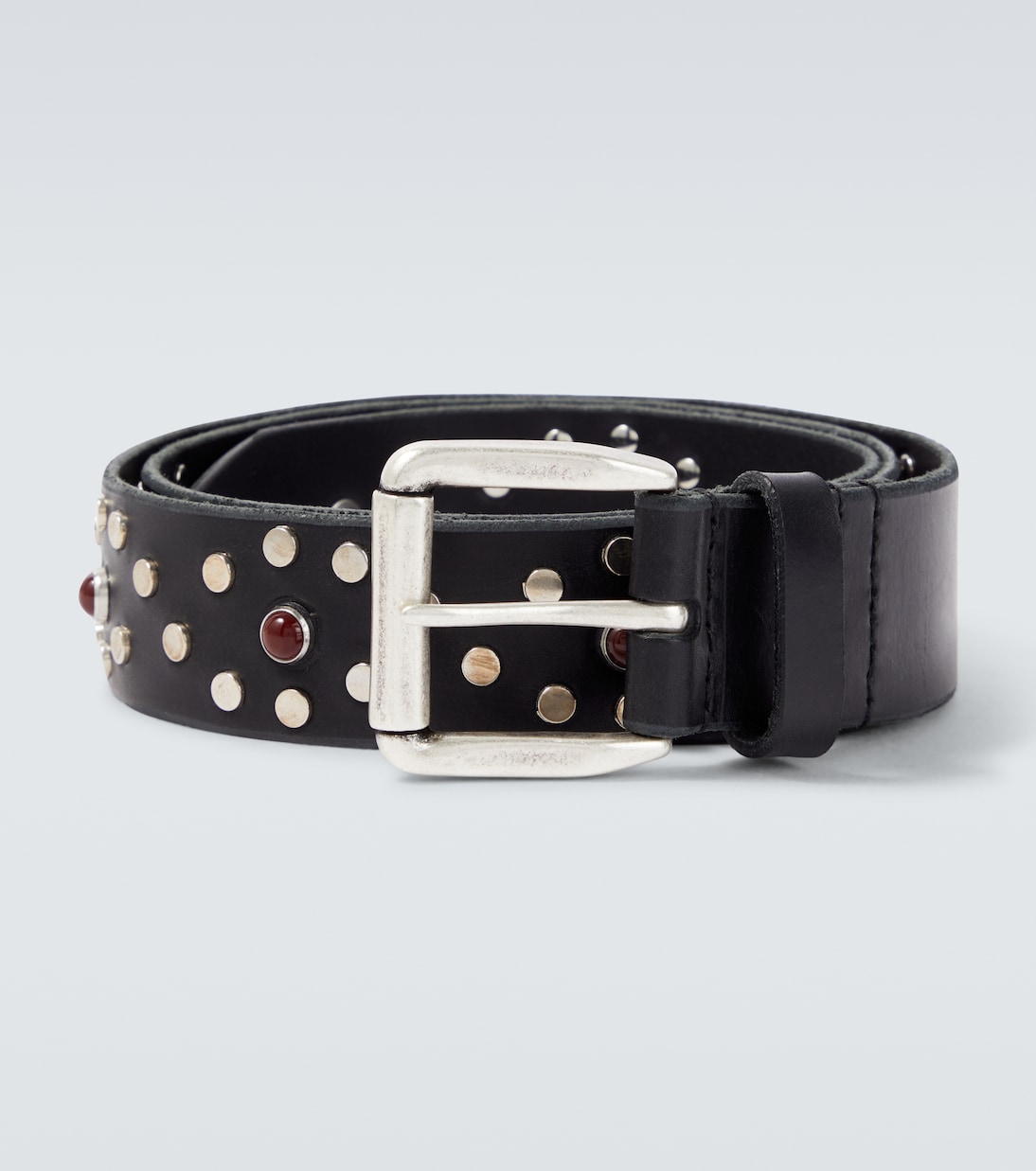 Vortex embellished leather belt | Our Legacy