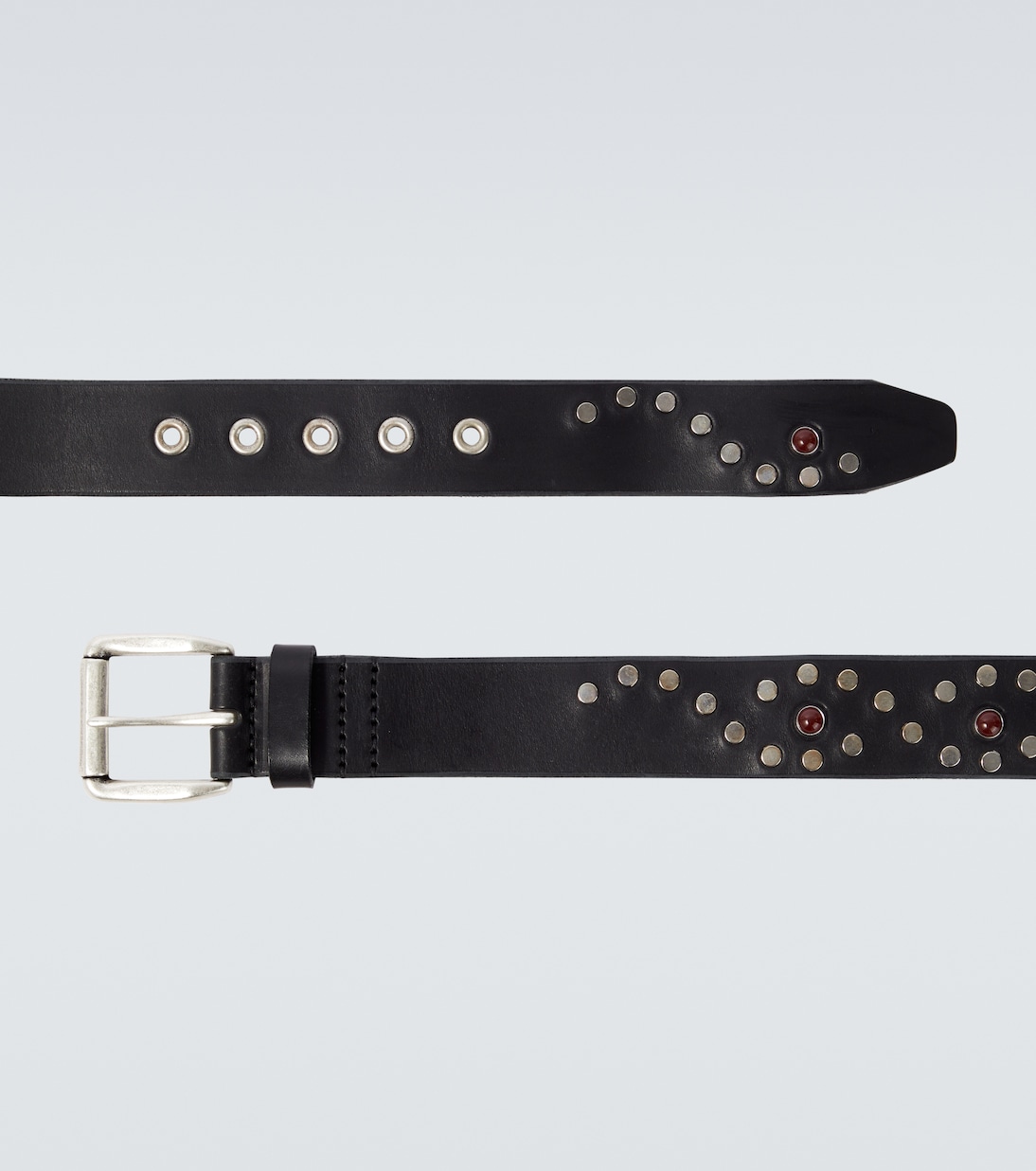 Vortex embellished leather belt | Our Legacy