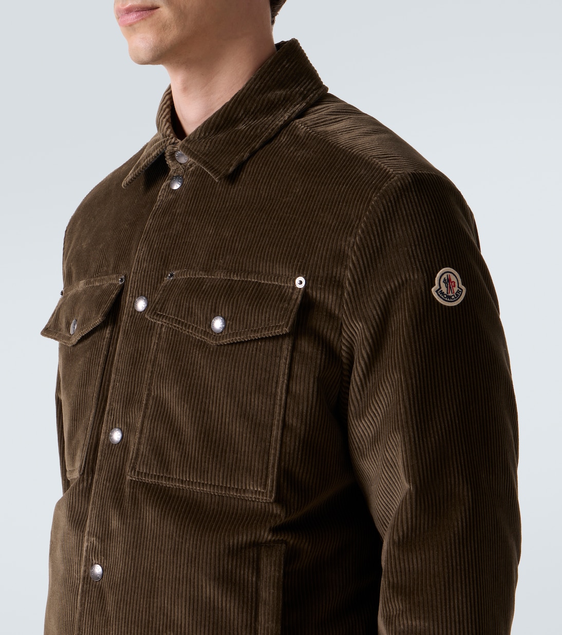 Ambroisie cotton corduroy down jacket | Moncler