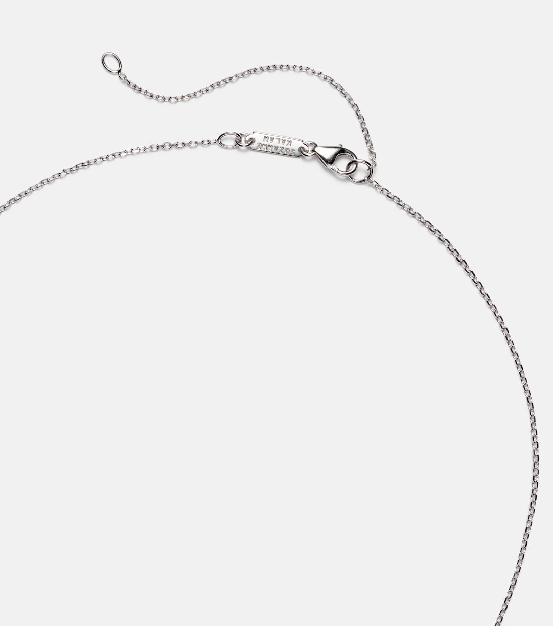 Collana in oro bianco 18kt con zaffiri e diamanti | Suzanne Kalan