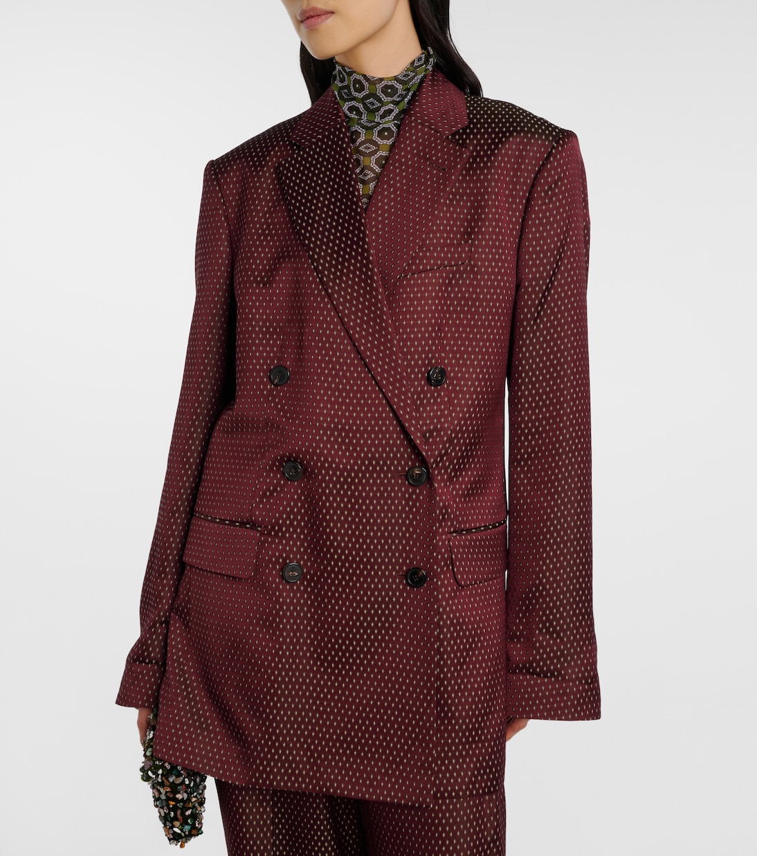 Blazer doppiopetto a pois | Dries Van Noten
