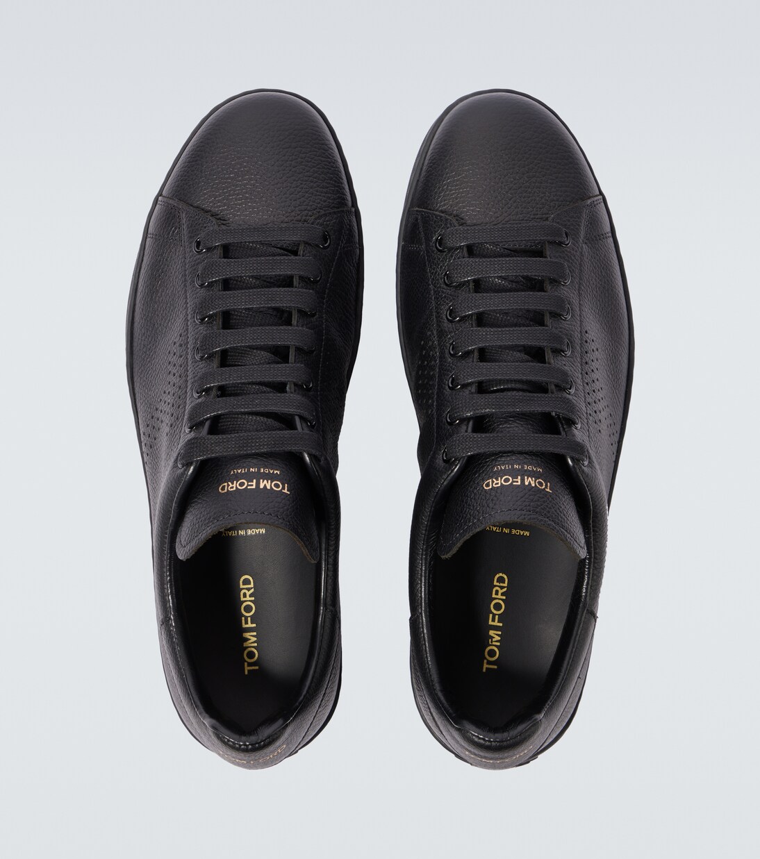 Warwick perforated leather sneakers | Tom Ford