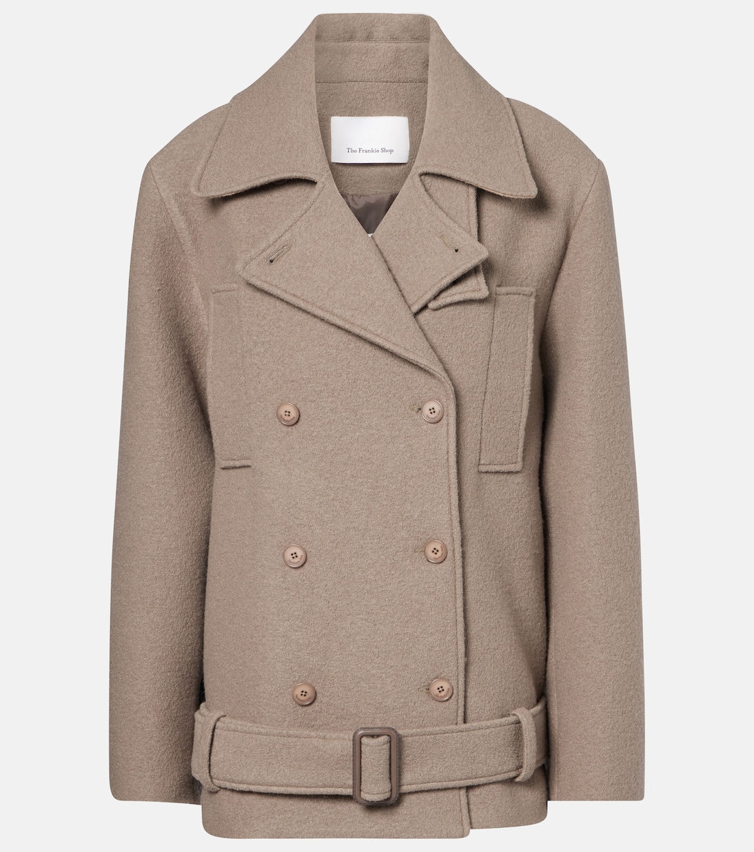 Abrigo marinero Scothern de lana virgen | The Frankie Shop