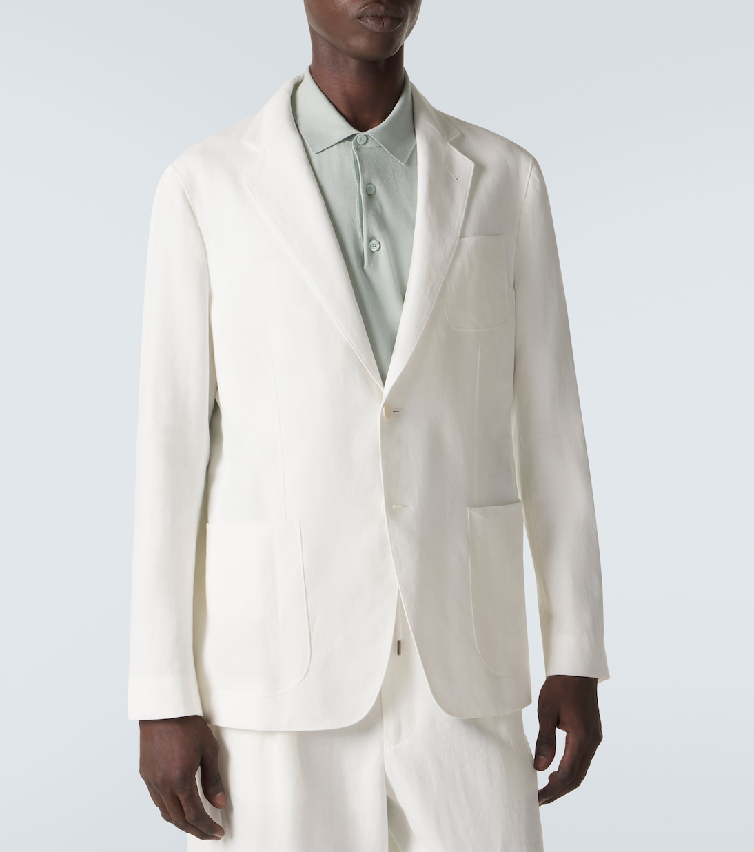 Upton linen canvas blazer | Giorgio Armani