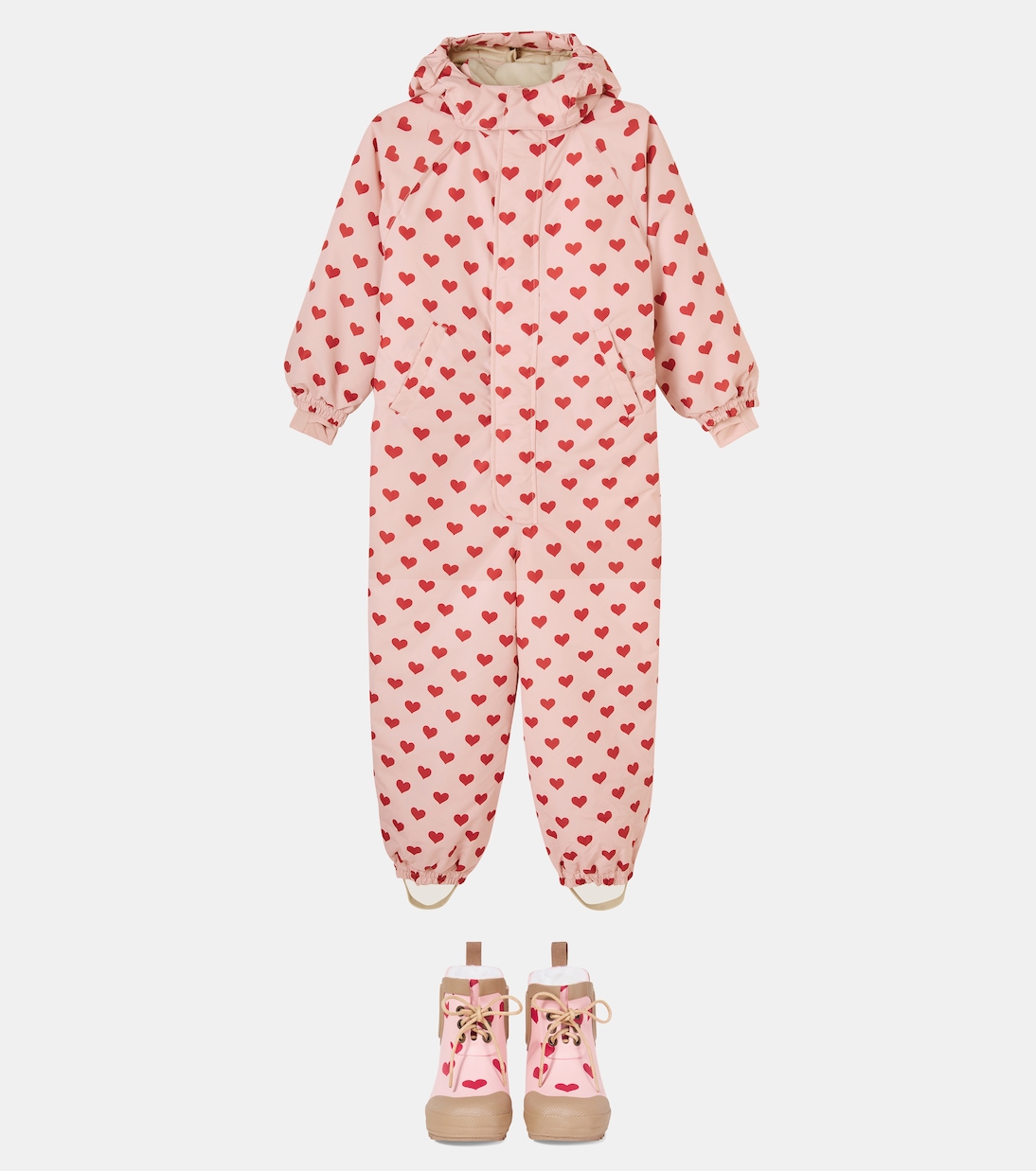 Nohr hooded printed snowsuit | Konges Sløjd
