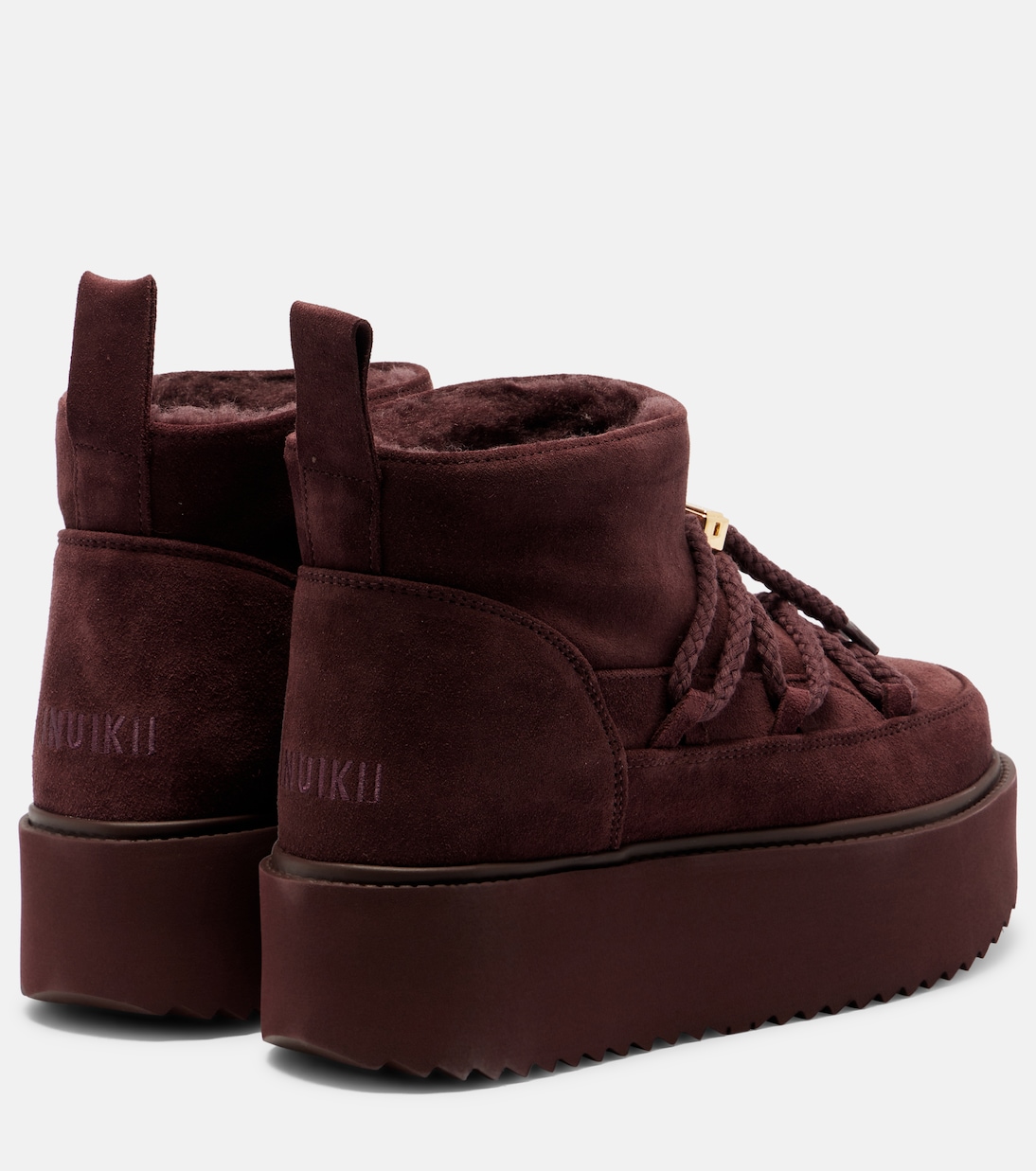 Classic Low suede platform snow boots | Inuikii