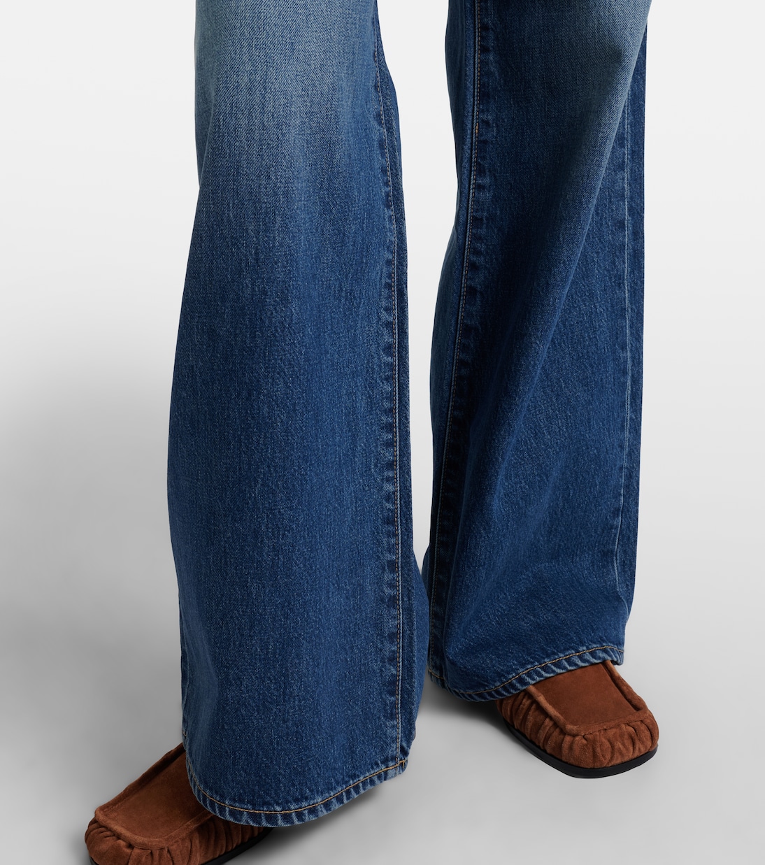 Eva faded wide-leg jeans | Slvrlake