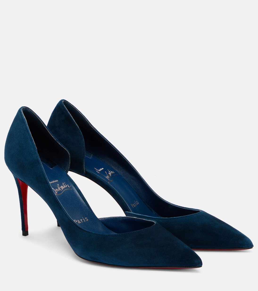Iriza 85 suede d'Orsay pumps | Christian Louboutin