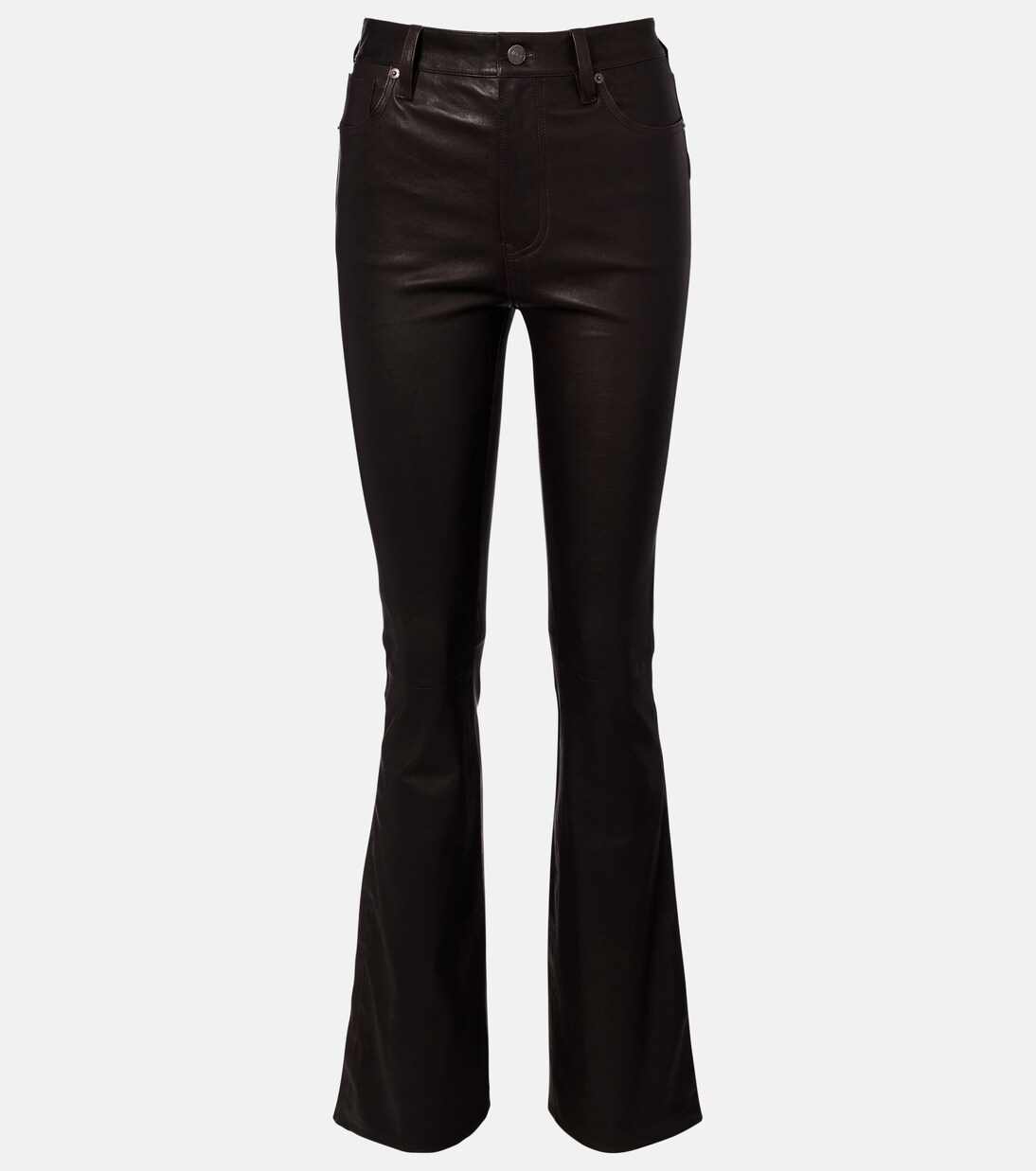 Reboot Crop leather bootcut pants | Frame