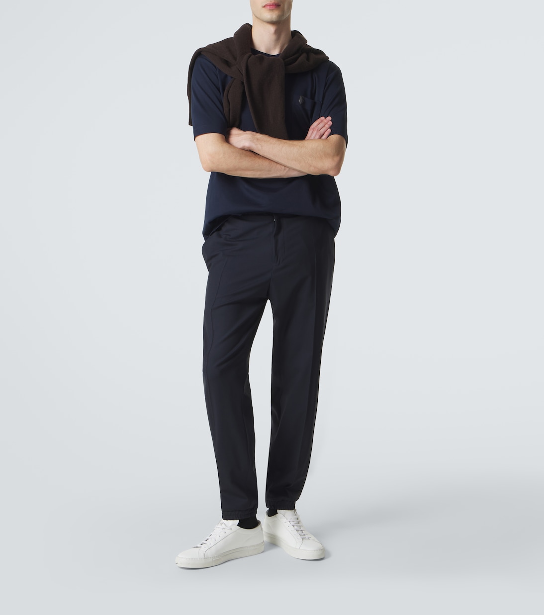 Wool-blend tapered pants  | Berluti