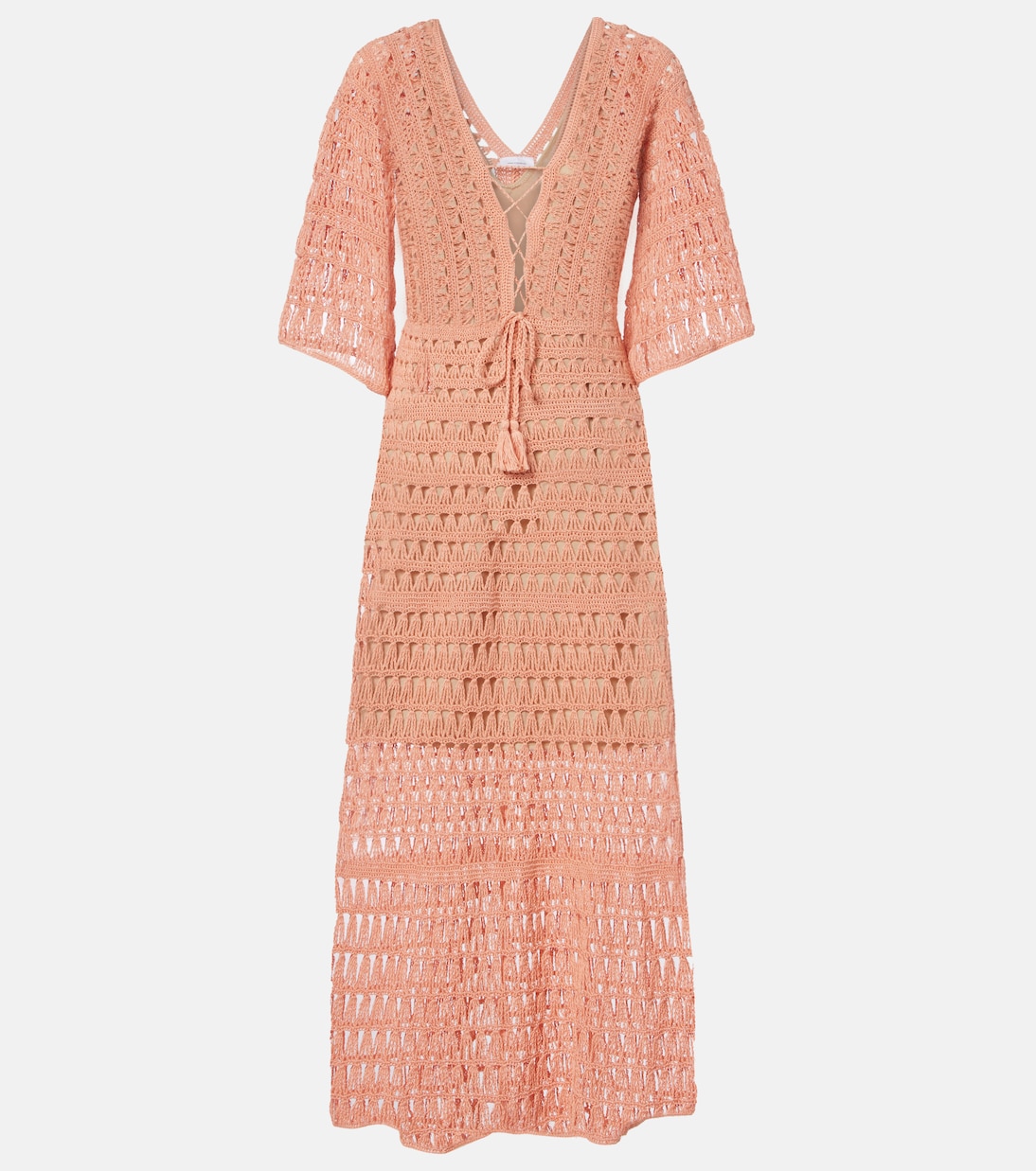 Midikleid aus Häkelstrick | Anna Kosturova