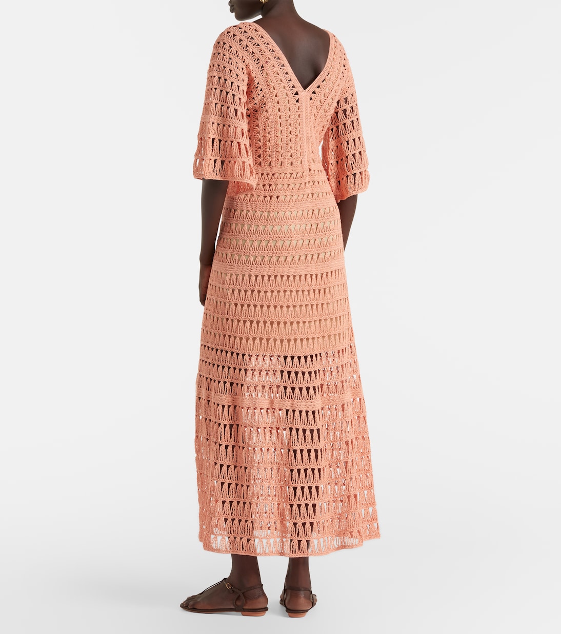 Midikleid aus Häkelstrick | Anna Kosturova