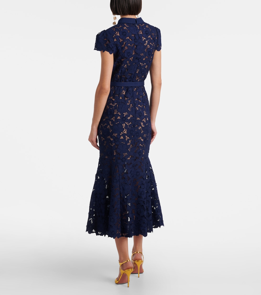 Midikleid aus Spitze | Self-Portrait