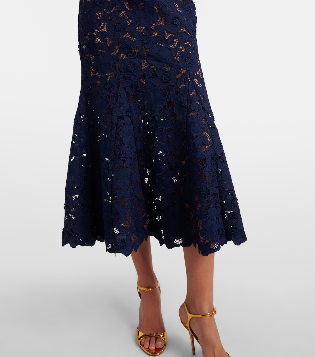 Midikleid aus Spitze | Self-Portrait