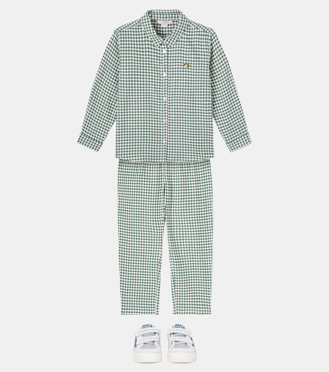 Foret checked cotton flannel shirt | Konges Sløjd