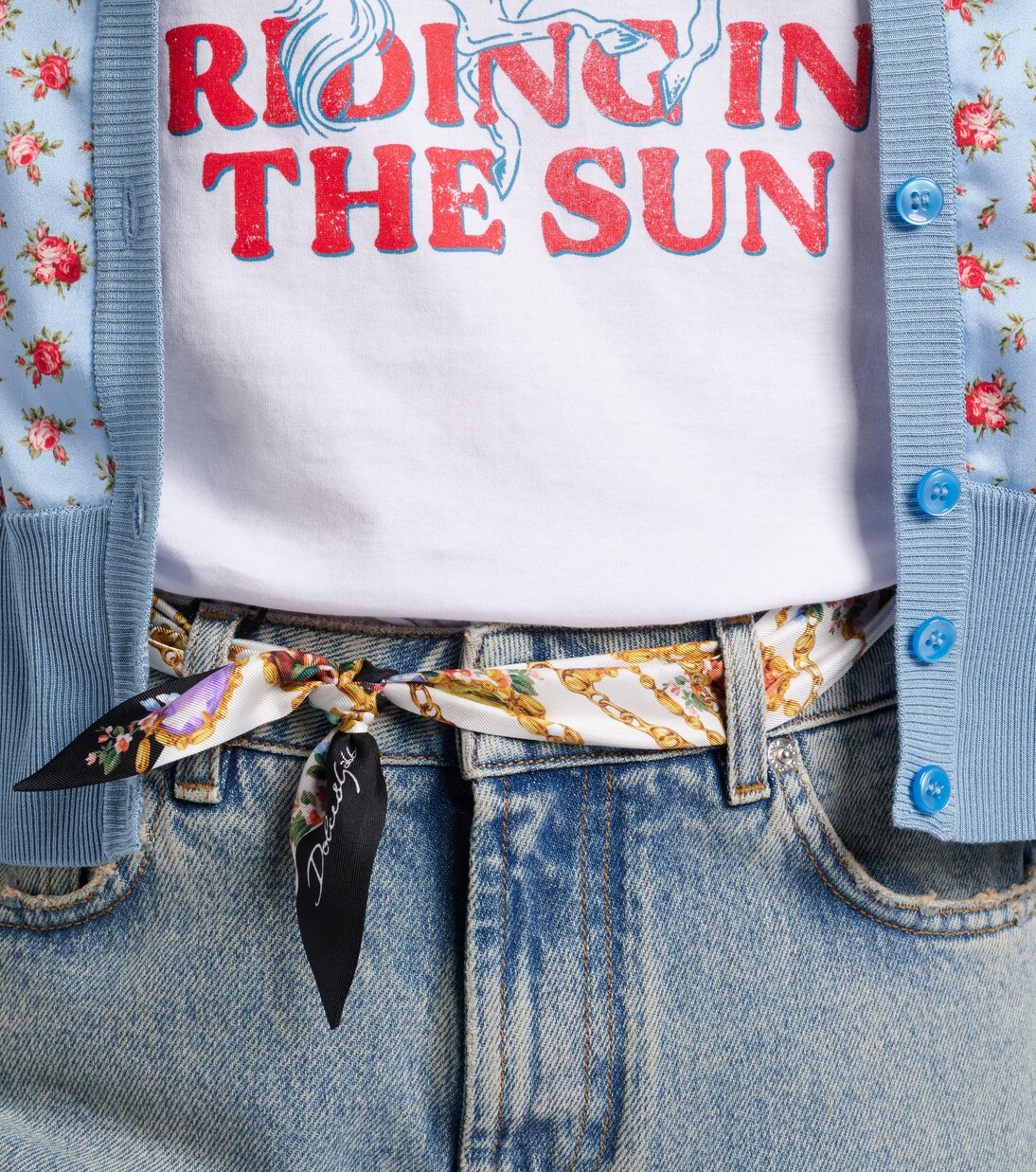 DG silk scarf | Dolce&Gabbana