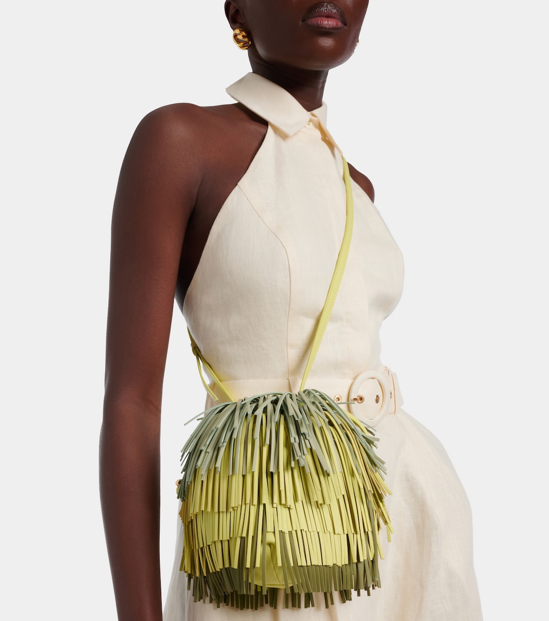 Schultertasche Fringe aus Leder | Zimmermann