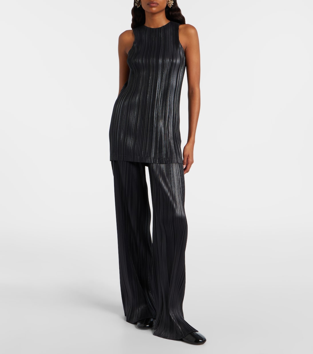 Pleated straight pants | Phoebe Philo